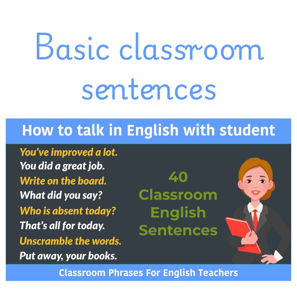 Basic classroom sentences