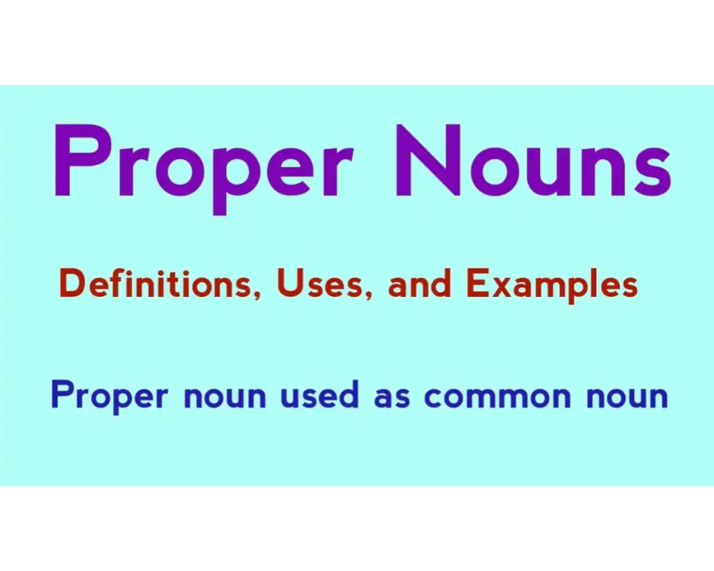 Proper Nouns